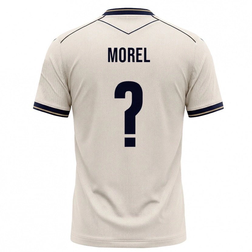Danxen Hombre Camiseta Briek Morel #0 Blanco Roto Azul Tinta 2ª Equipación 2026/27 La Camisa México