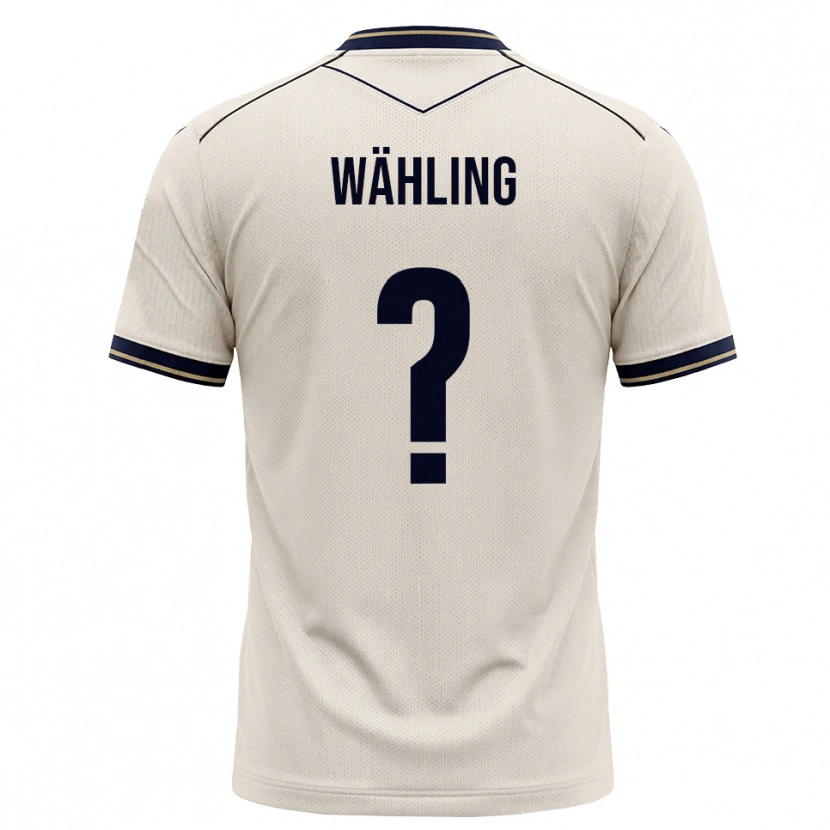 Danxen Hombre Camiseta Jamie Wähling #0 Blanco Roto Azul Tinta 2ª Equipación 2026/27 La Camisa México