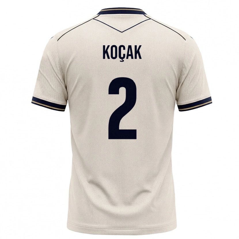 Danxen Hombre Camiseta Ensar Koçak #2 Blanco Roto Azul Tinta 2ª Equipación 2026/27 La Camisa México