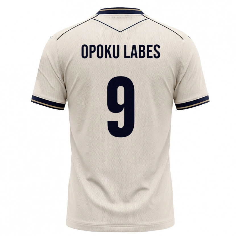 Danxen Hombre Camiseta Ben Opoku Labes #9 Blanco Roto Azul Tinta 2ª Equipación 2026/27 La Camisa México