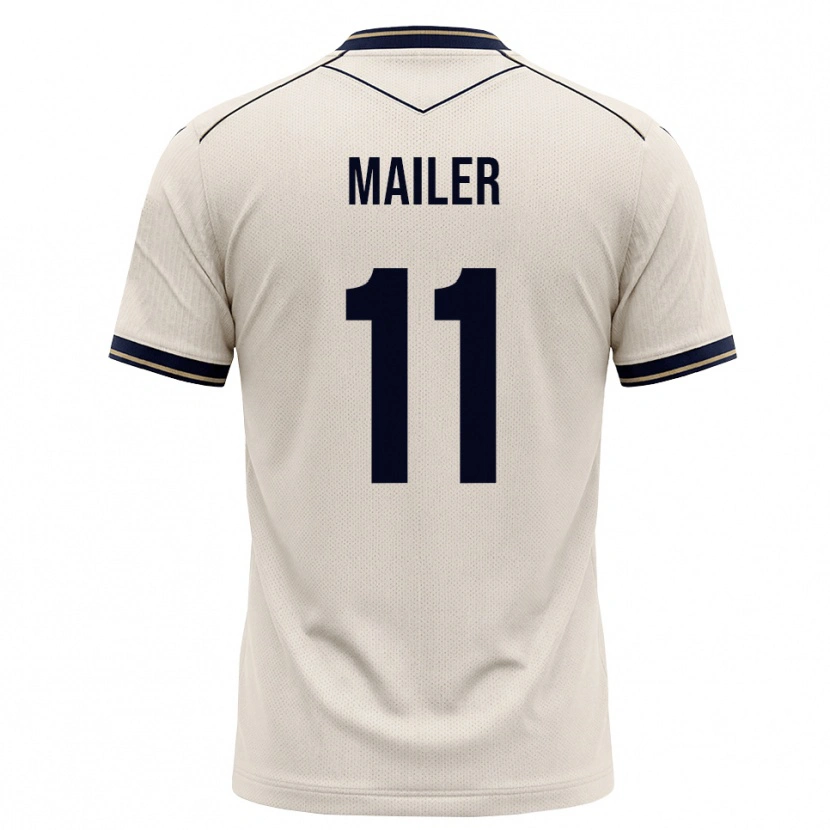 Danxen Hombre Camiseta Emanuele Mailer #11 Blanco Roto Azul Tinta 2ª Equipación 2026/27 La Camisa México