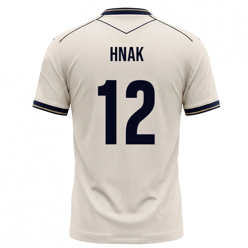Danxen Hombre Camiseta Anwar Hnak #12 Blanco Roto Azul Tinta 2ª Equipación 2026/27 La Camisa México