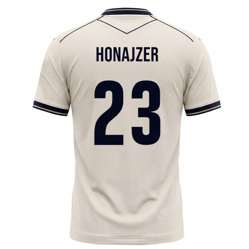 Danxen Hombre Camiseta Alex Honajzer #23 Blanco Roto Azul Tinta 2ª Equipación 2026/27 La Camisa México