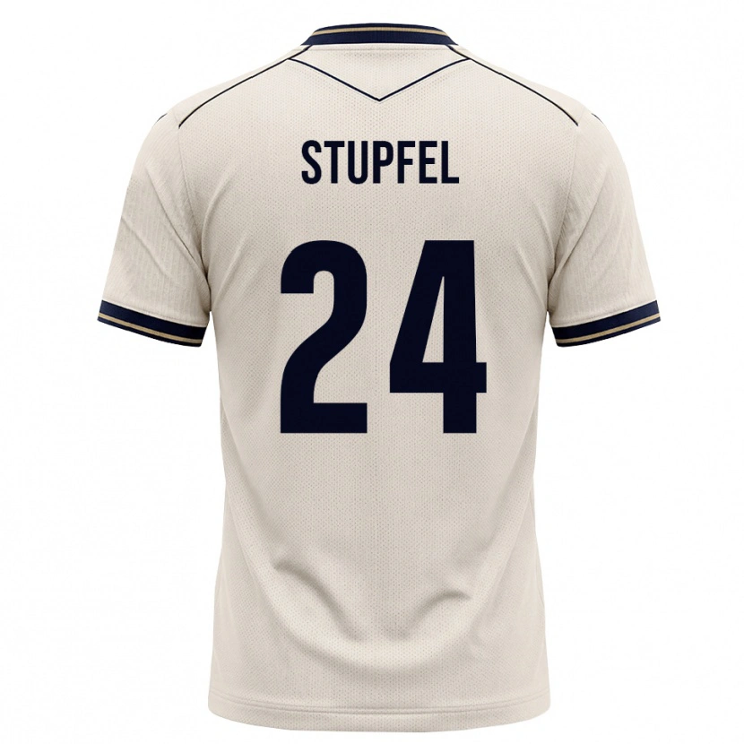 Danxen Hombre Camiseta Janis Stupfel #24 Blanco Roto Azul Tinta 2ª Equipación 2026/27 La Camisa México