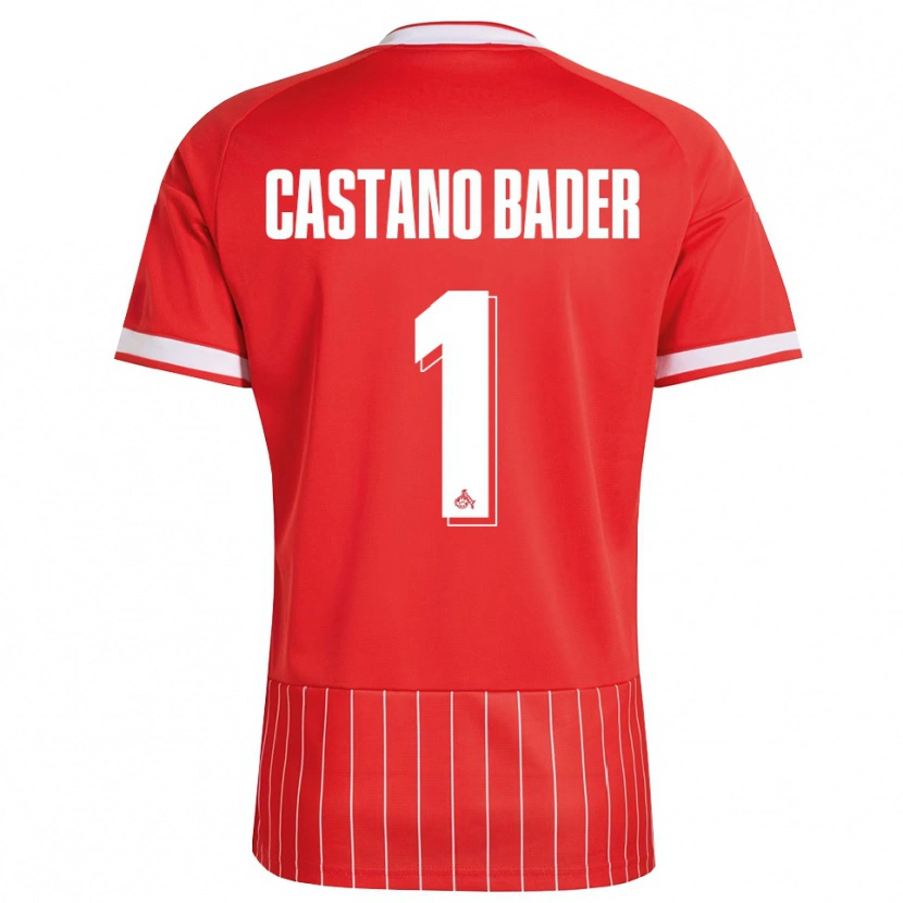 Danxen Hombre Camiseta Simeon Castano Bader #1 Verde Rojo Blanco 2ª Equipación 2026/27 La Camisa México