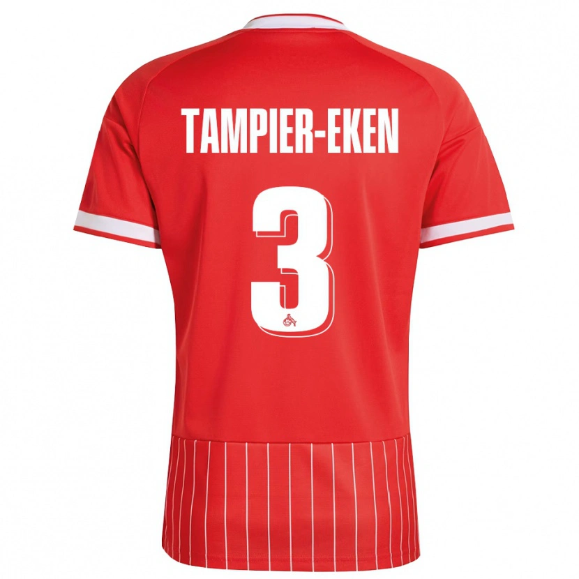 Danxen Hombre Camiseta Pierre Tampier-Eken #3 Verde Rojo Blanco 2ª Equipación 2026/27 La Camisa México