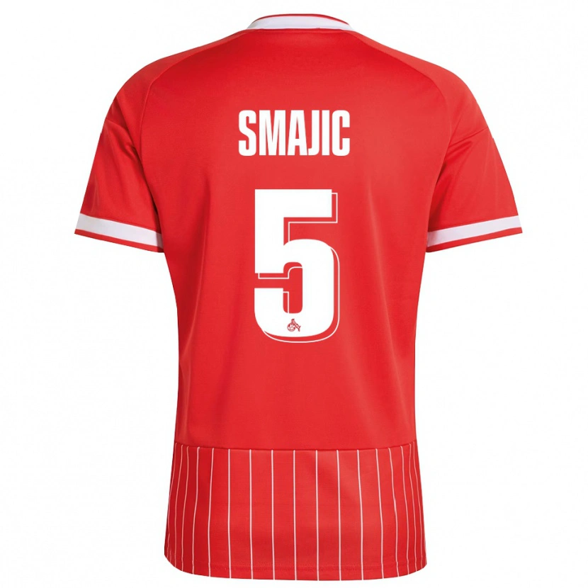Danxen Hombre Camiseta Rijad Smajic #5 Verde Rojo Blanco 2ª Equipación 2026/27 La Camisa México
