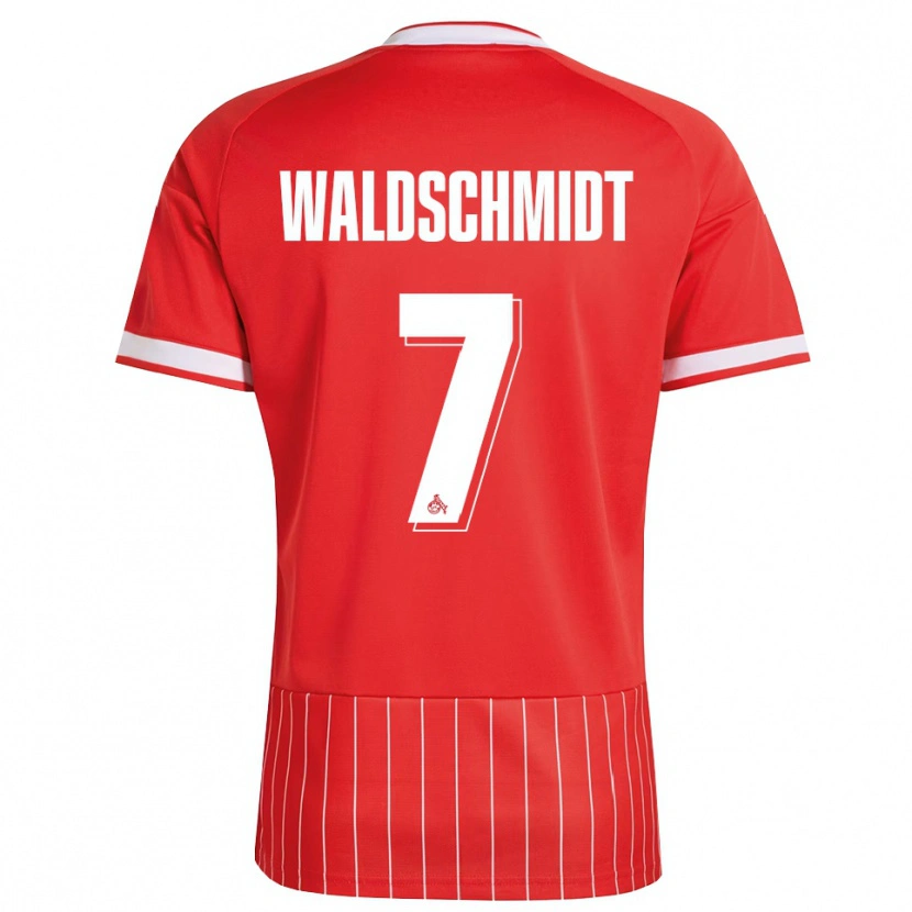 Danxen Hombre Camiseta Luca Waldschmidt #7 Verde Rojo Blanco 2ª Equipación 2026/27 La Camisa México