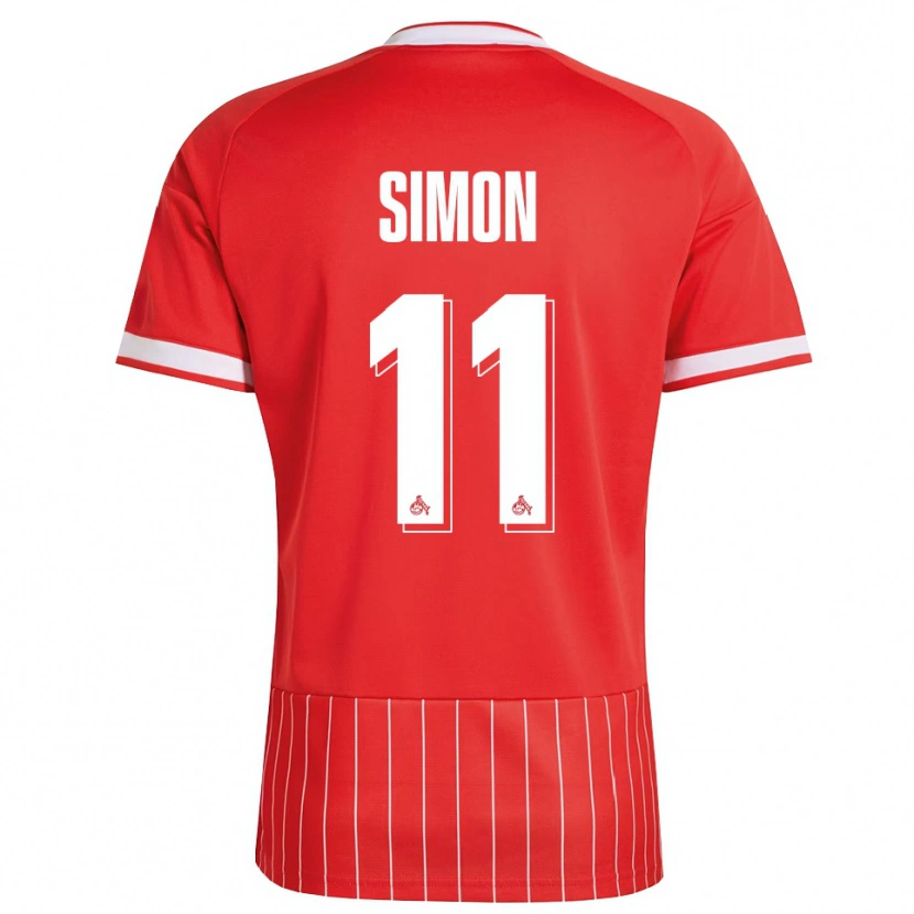 Danxen Hombre Camiseta Josias Simon #11 Verde Rojo Blanco 2ª Equipación 2026/27 La Camisa México
