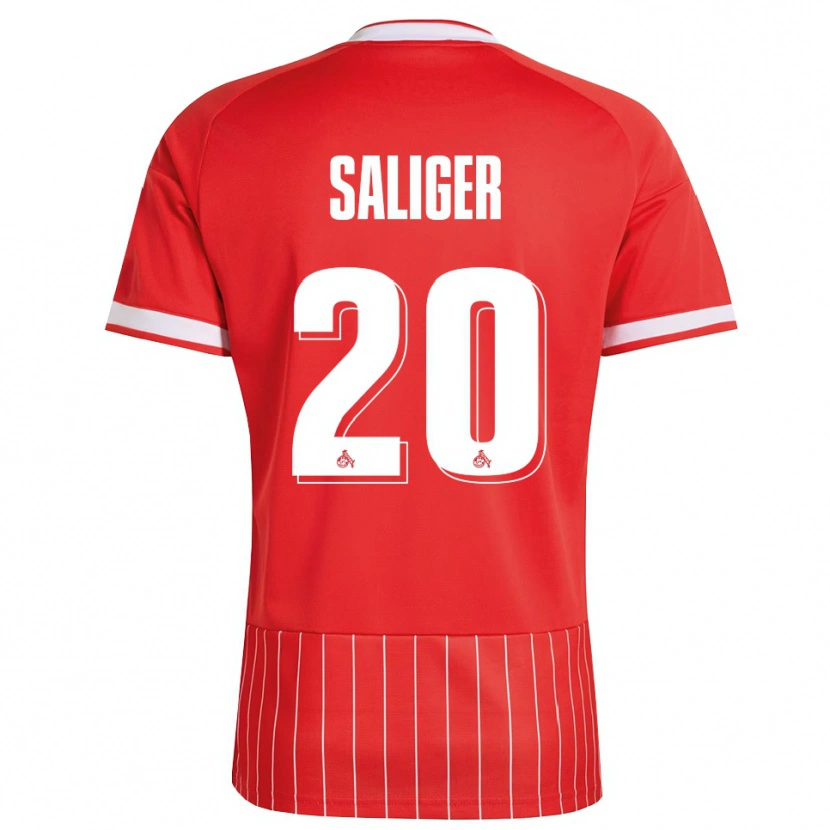 Danxen Hombre Camiseta Jonas Saliger #20 Verde Rojo Blanco 2ª Equipación 2026/27 La Camisa México