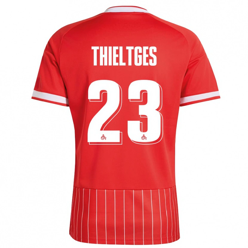 Danxen Hombre Camiseta Phil Thieltges #23 Verde Rojo Blanco 2ª Equipación 2026/27 La Camisa México