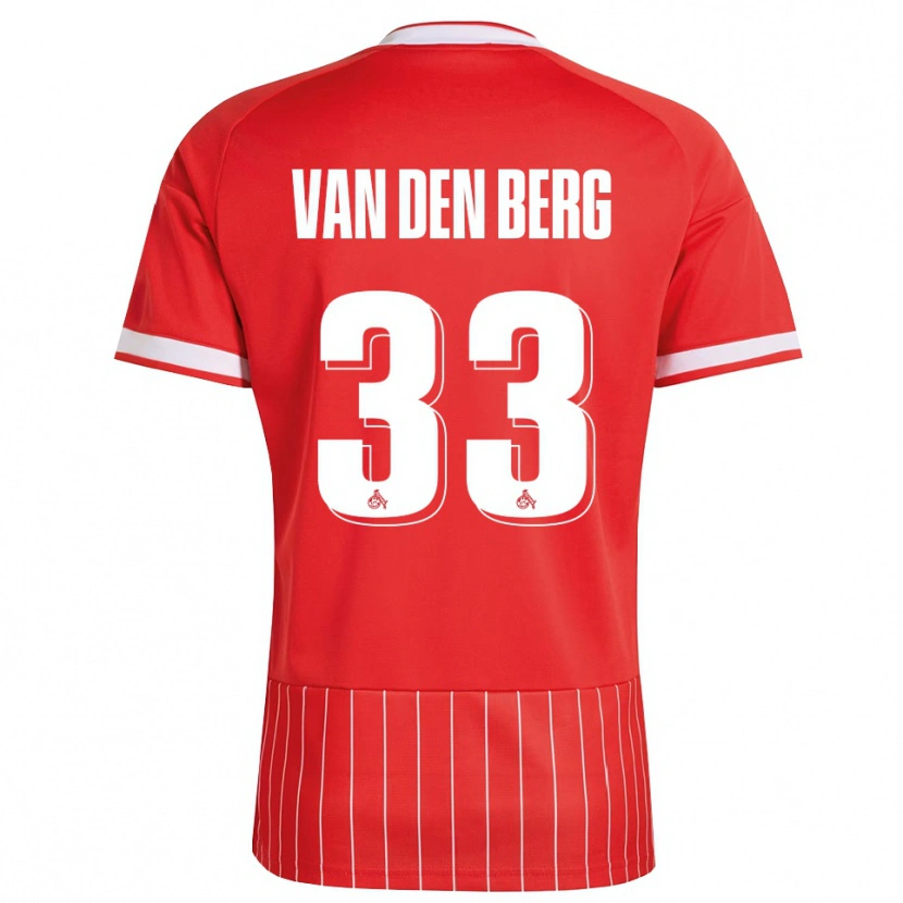 Danxen Hombre Camiseta Rav Van Den Berg #33 Verde Rojo Blanco 2ª Equipación 2026/27 La Camisa México