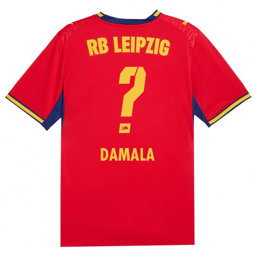 Danxen Hombre Camiseta Bilal Damala #0 Azul Real Rojo Amarillo 2ª Equipación 2026/27 La Camisa México
