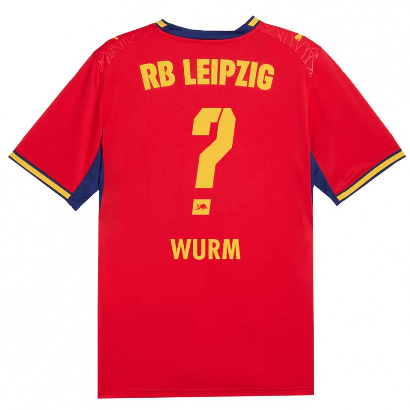 Danxen Hombre Camiseta Simon Wurm #0 Azul Real Rojo Amarillo 2ª Equipación 2026/27 La Camisa México