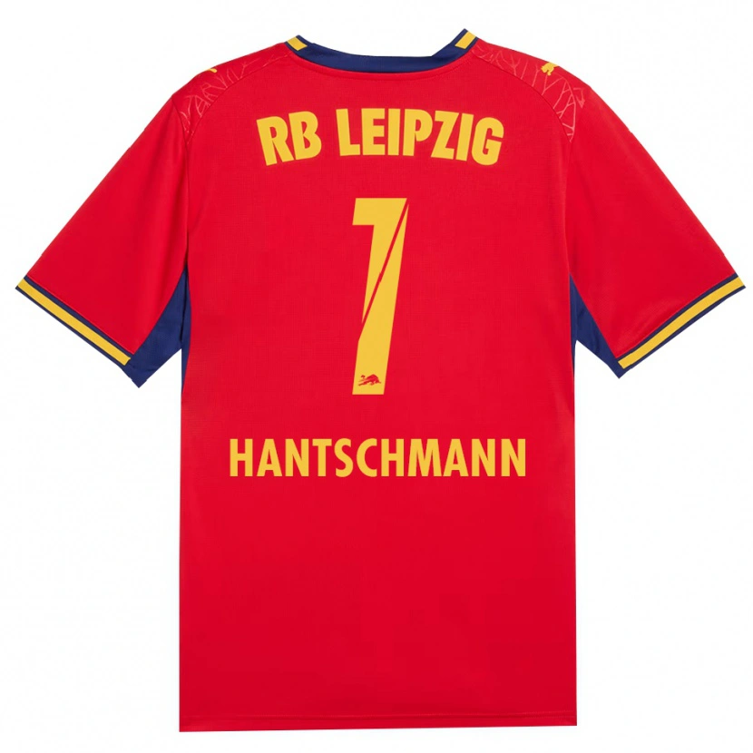 Danxen Hombre Camiseta Franz Hantschmann #1 Azul Real Rojo Amarillo 2ª Equipación 2026/27 La Camisa México