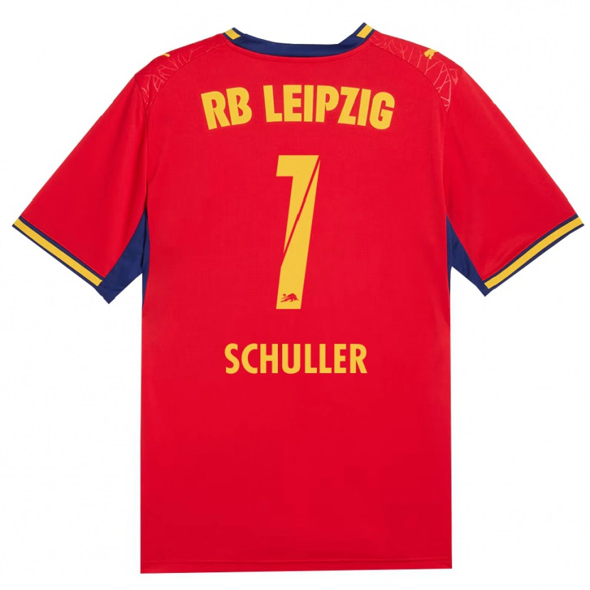 Danxen Hombre Camiseta Gina Schüller #1 Azul Real Rojo Amarillo 2ª Equipación 2026/27 La Camisa México