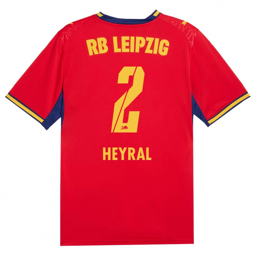 Danxen Hombre Camiseta Neo Heyral #2 Azul Real Rojo Amarillo 2ª Equipación 2026/27 La Camisa México