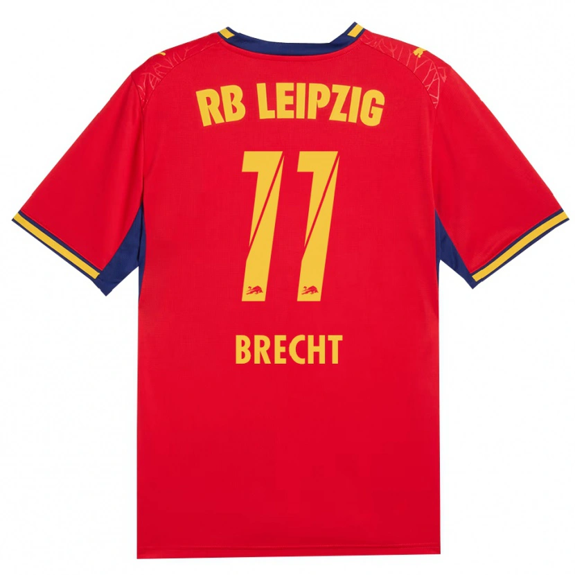 Danxen Hombre Camiseta Barbara Brecht #11 Azul Real Rojo Amarillo 2ª Equipación 2026/27 La Camisa México