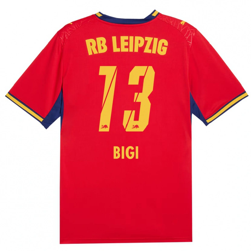 Danxen Hombre Camiseta Samim Bigi #13 Azul Real Rojo Amarillo 2ª Equipación 2026/27 La Camisa México