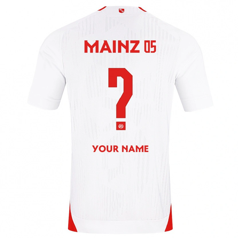 Danxen Hombre Camiseta Su Nombre #0 Blanco Rojo Amarillo 2ª Equipación 2026/27 La Camisa México