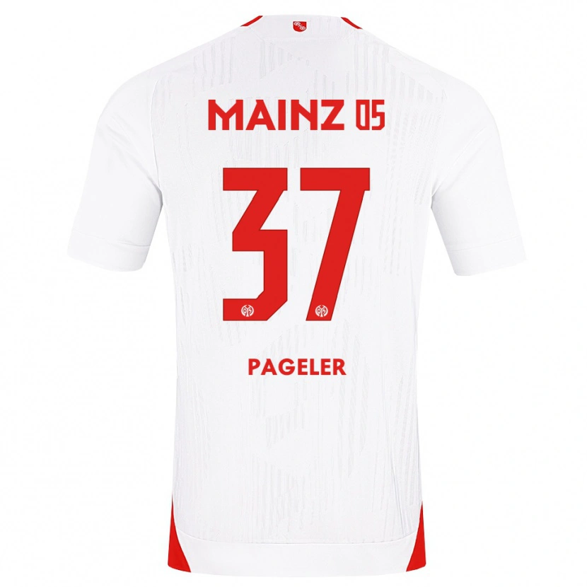 Danxen Hombre Camiseta Maja Pageler #37 Blanco Rojo Amarillo 2ª Equipación 2026/27 La Camisa México