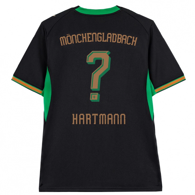 Danxen Hombre Camiseta Miguel Hartmann #0 Negro Naranja Verde Marrón 2ª Equipación 2026/27 La Camisa México