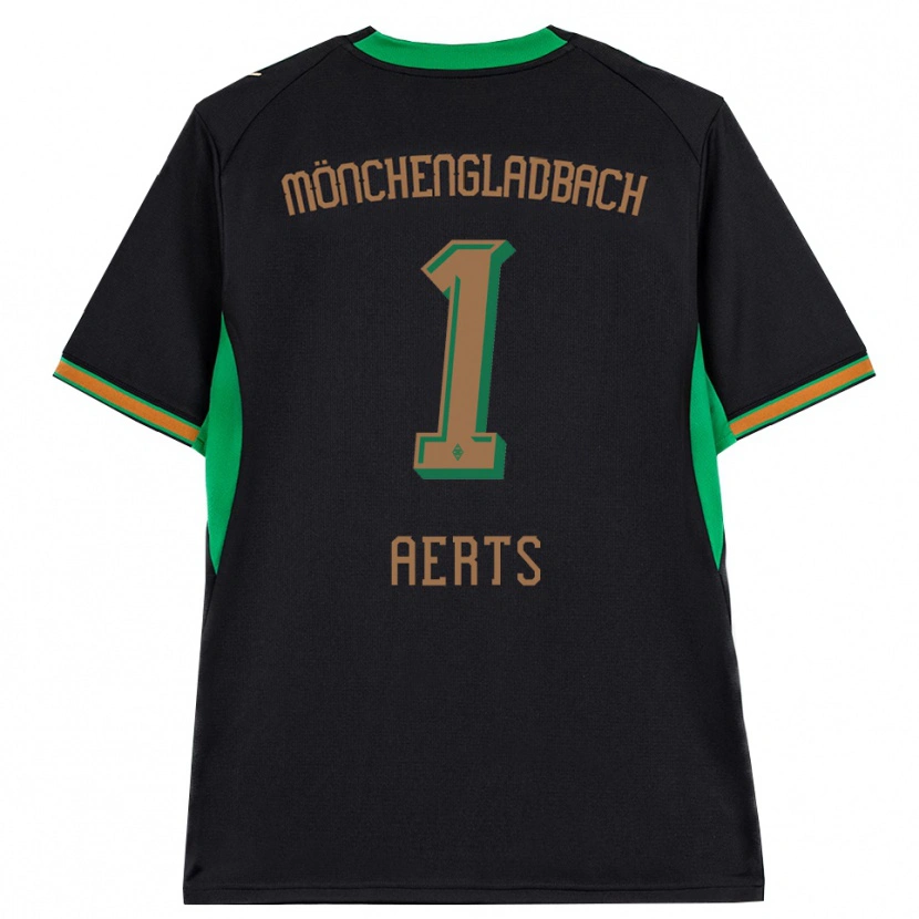 Danxen Hombre Camiseta Liv Aerts #1 Negro Naranja Verde Marrón 2ª Equipación 2026/27 La Camisa México