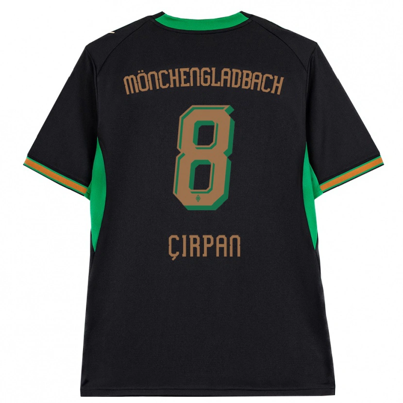 Danxen Hombre Camiseta Kemal Çırpan #8 Negro Naranja Verde Marrón 2ª Equipación 2026/27 La Camisa México