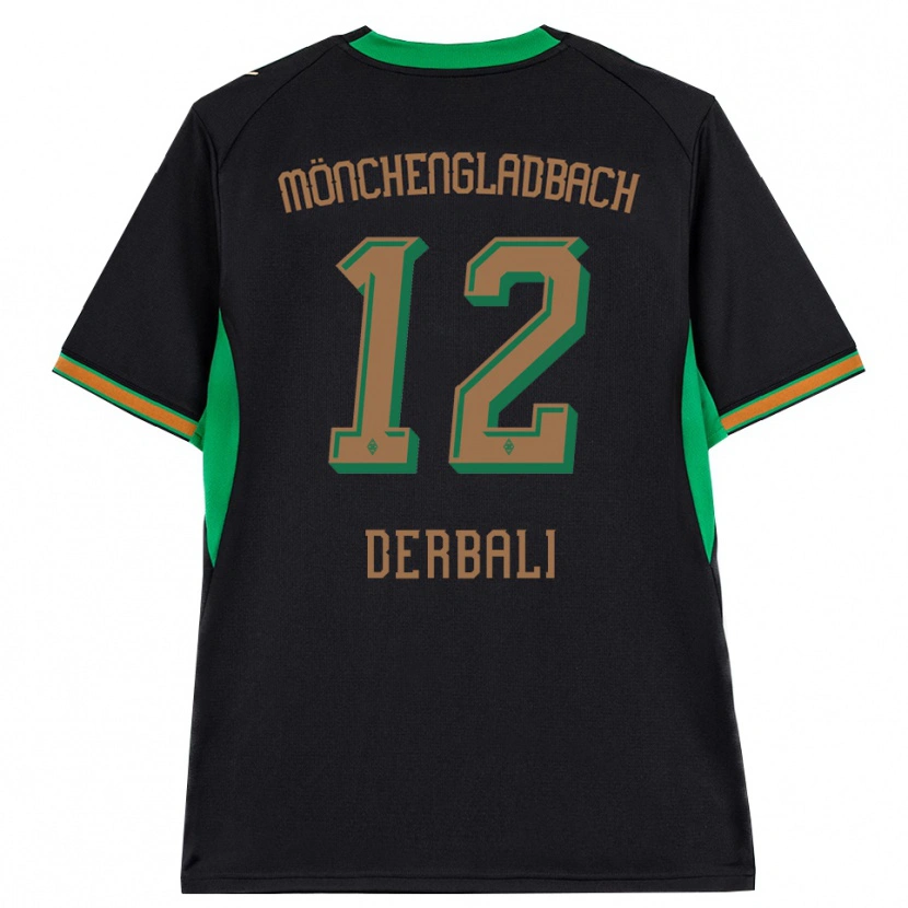 Danxen Hombre Camiseta Louisa Derbali #12 Negro Naranja Verde Marrón 2ª Equipación 2026/27 La Camisa México