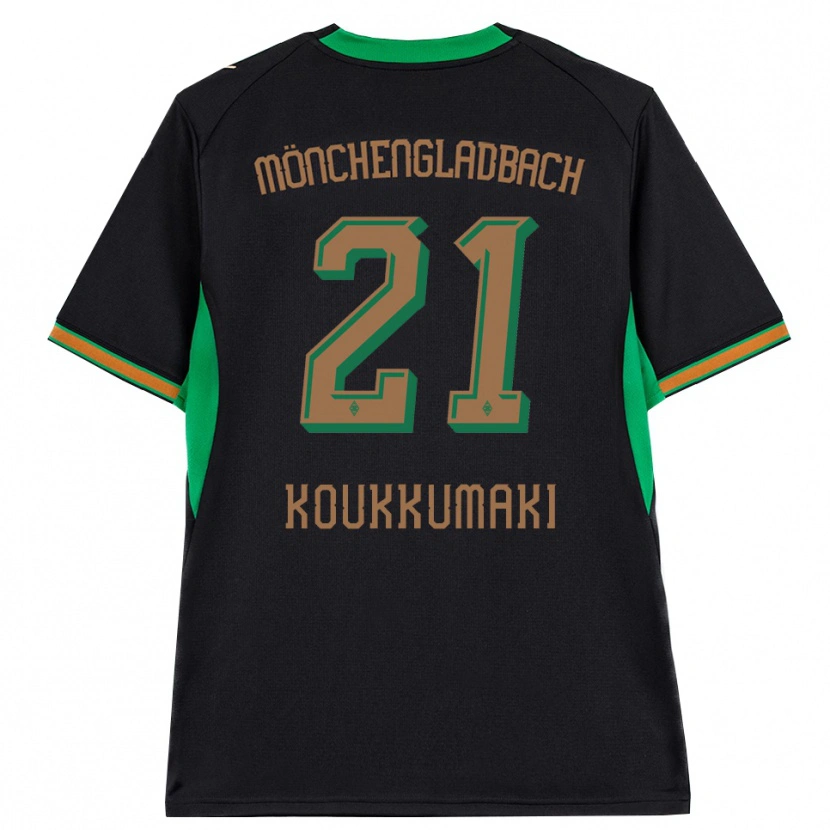 Danxen Hombre Camiseta Taavi Koukkumäki #21 Negro Naranja Verde Marrón 2ª Equipación 2026/27 La Camisa México