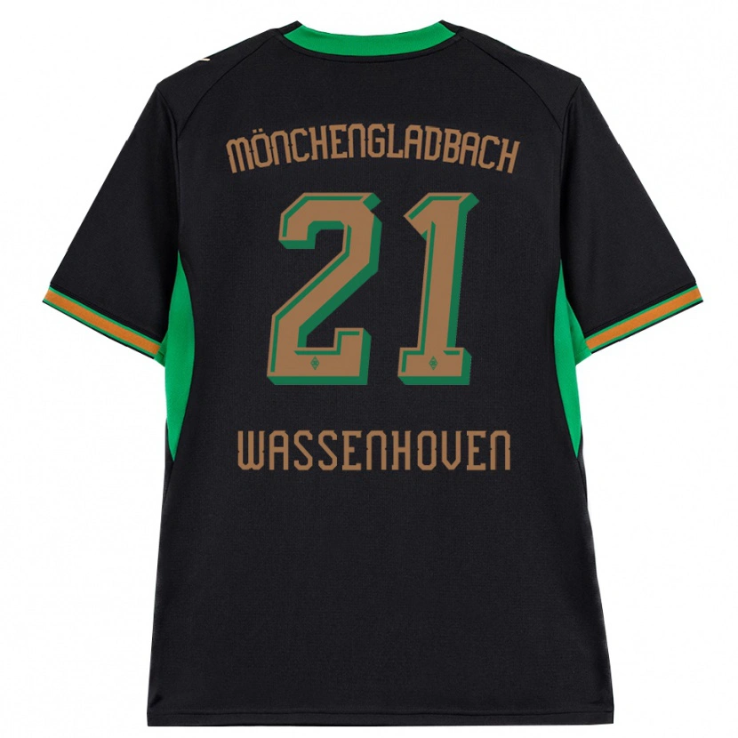 Danxen Hombre Camiseta Michelle Wassenhoven #21 Negro Naranja Verde Marrón 2ª Equipación 2026/27 La Camisa México