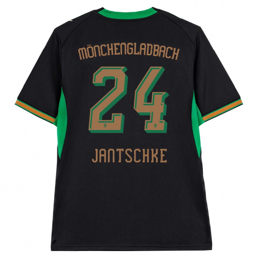 Danxen Hombre Camiseta Tony Jantschke #24 Negro Naranja Verde Marrón 2ª Equipación 2026/27 La Camisa México