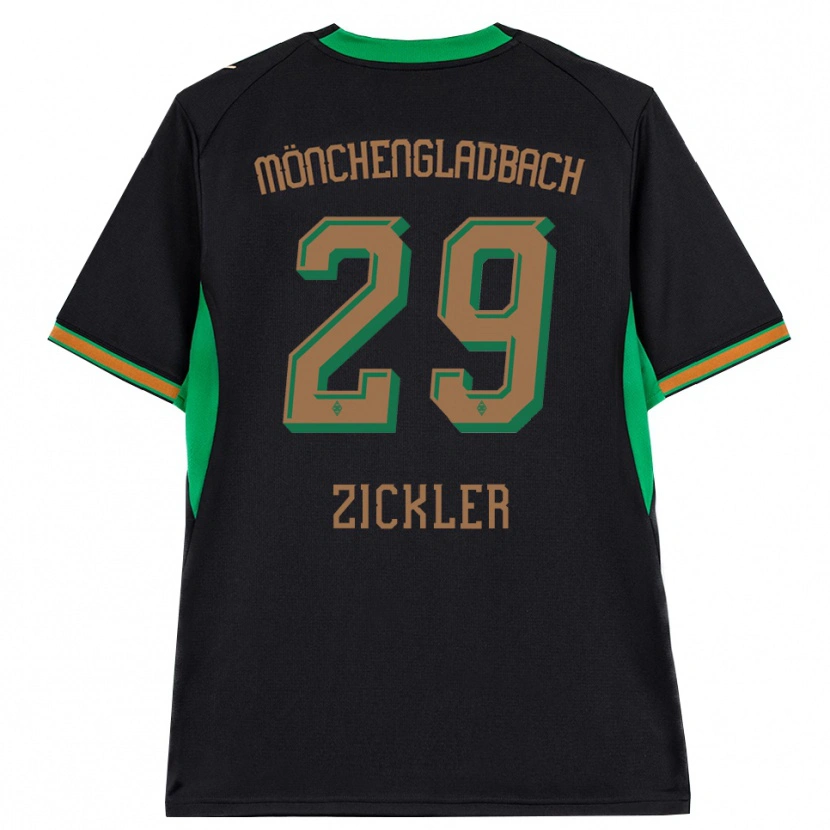 Danxen Hombre Camiseta Jakob Zickler #29 Negro Naranja Verde Marrón 2ª Equipación 2026/27 La Camisa México
