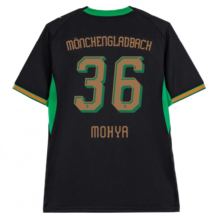 Danxen Hombre Camiseta Wael Mohya #36 Negro Naranja Verde Marrón 2ª Equipación 2026/27 La Camisa México