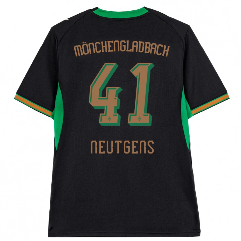 Danxen Hombre Camiseta Maximilian Neutgens #41 Negro Naranja Verde Marrón 2ª Equipación 2026/27 La Camisa México