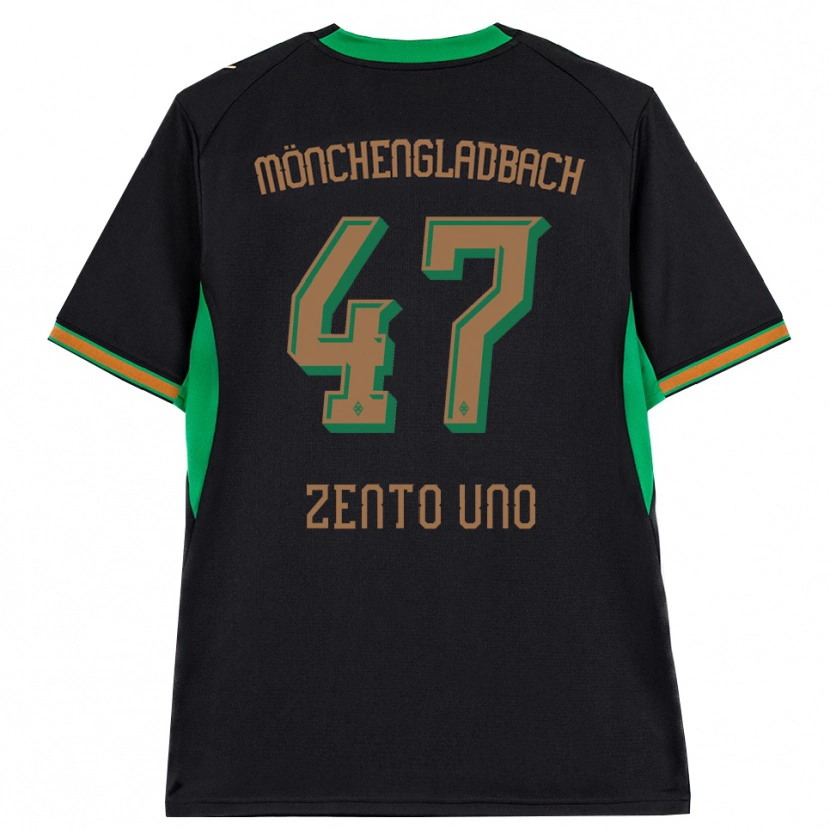 Danxen Hombre Camiseta Zento Uno #47 Negro Naranja Verde Marrón 2ª Equipación 2026/27 La Camisa México