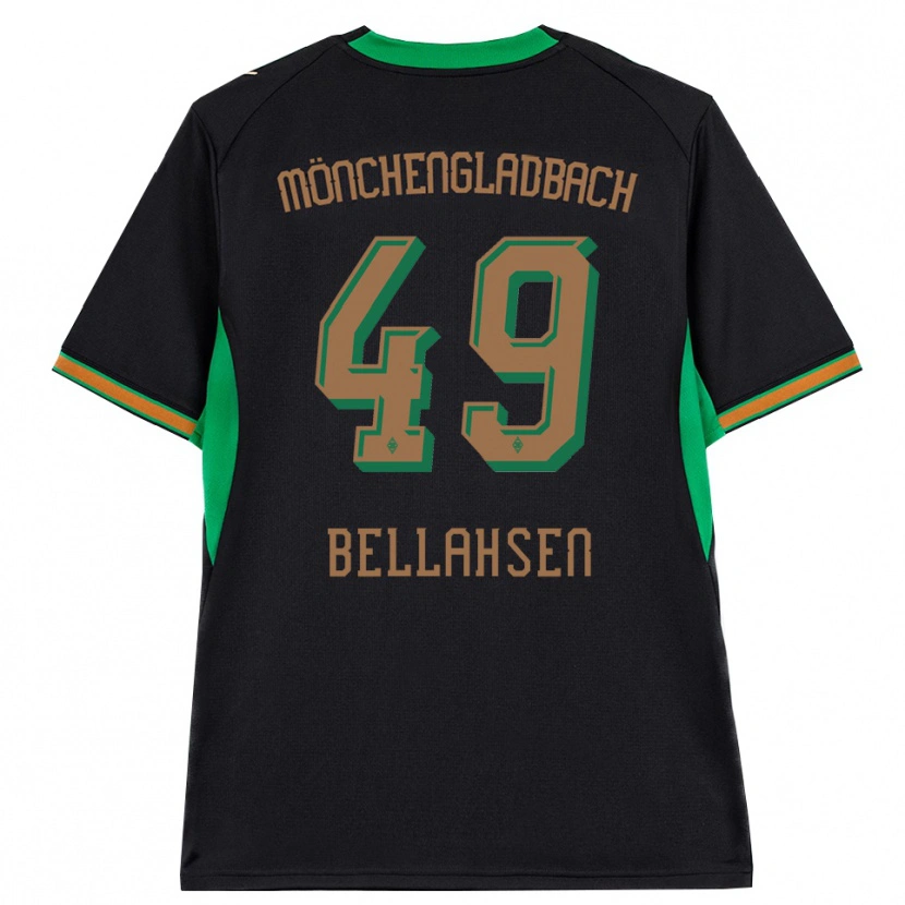 Danxen Hombre Camiseta Joseph Bellahsen #49 Negro Naranja Verde Marrón 2ª Equipación 2026/27 La Camisa México