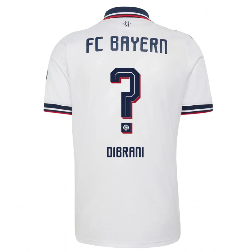 Danxen Hombre Camiseta Benjamin Dibrani #0 Gris Blanco Rojo 2ª Equipación 2026/27 La Camisa México