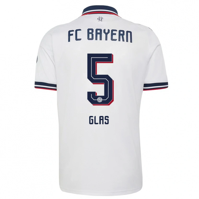 Danxen Hombre Camiseta Hanna Glas #5 Gris Blanco Rojo 2ª Equipación 2026/27 La Camisa México