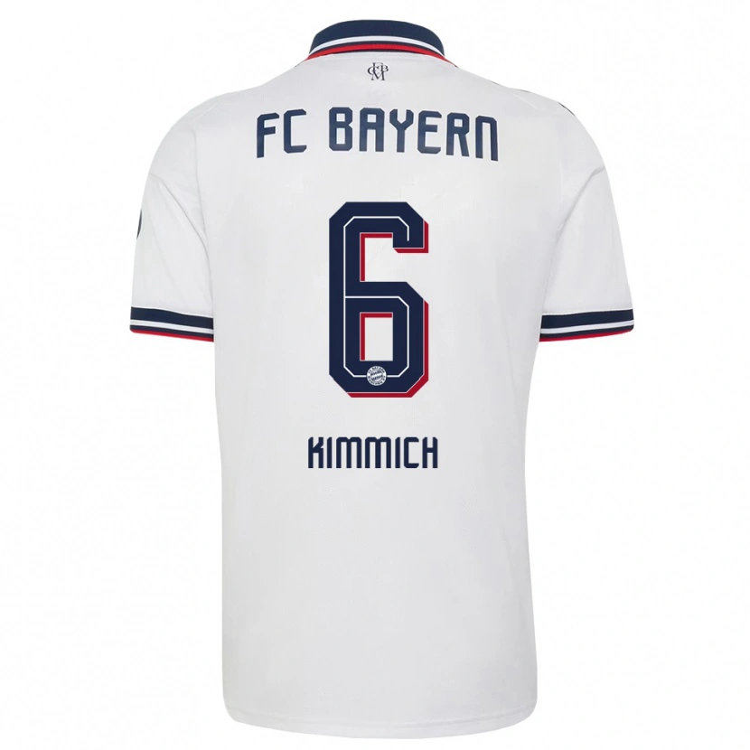 Danxen Hombre Camiseta Joshua Kimmich #6 Gris Blanco Rojo 2ª Equipación 2026/27 La Camisa México