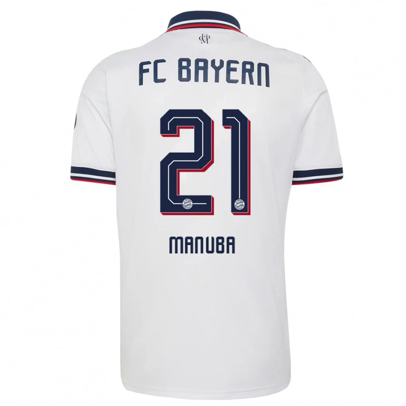 Danxen Hombre Camiseta Vincent Manuba #21 Gris Blanco Rojo 2ª Equipación 2026/27 La Camisa México