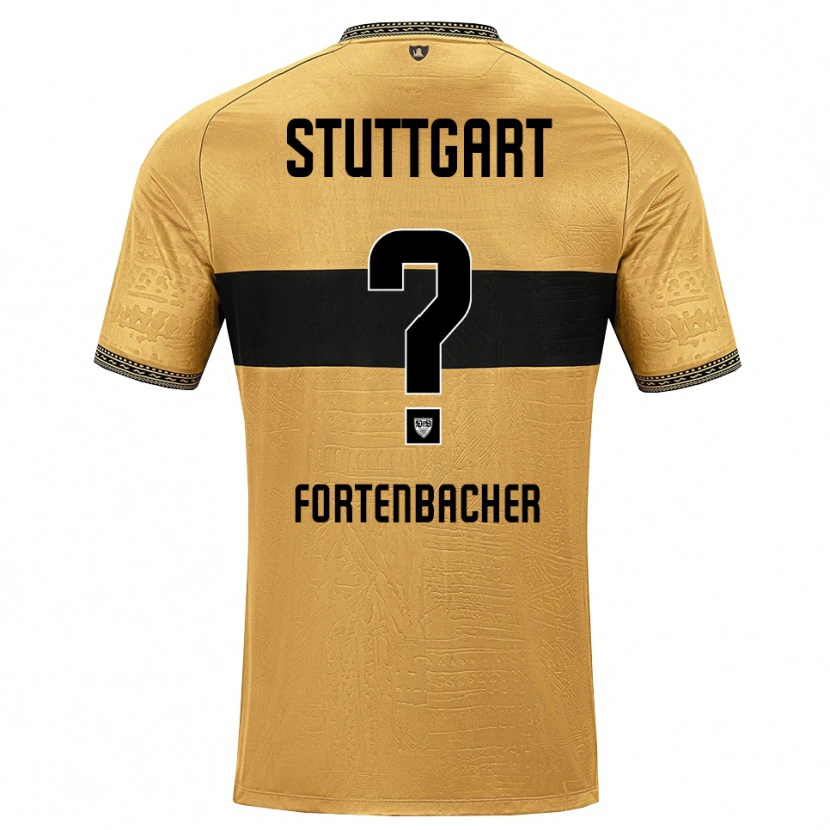 Danxen Hombre Camiseta Jannik Fortenbacher #0 Blanco Negro Marrón 2ª Equipación 2026/27 La Camisa México