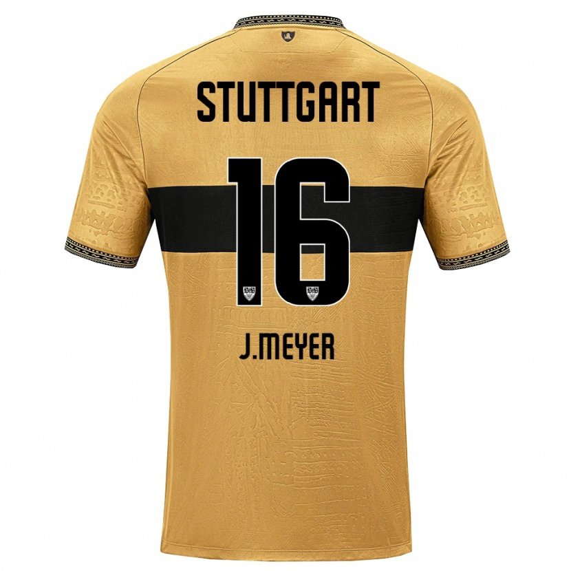 Danxen Hombre Camiseta Jordan Meyer #16 Blanco Negro Marrón 2ª Equipación 2026/27 La Camisa México