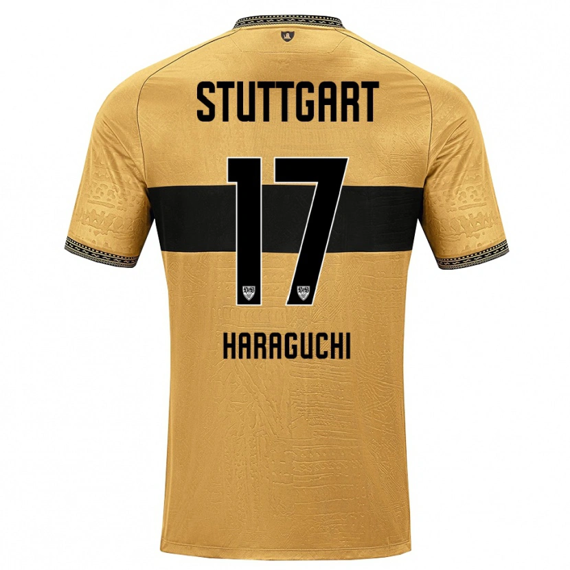 Danxen Hombre Camiseta Genki Haraguchi #17 Blanco Negro Marrón 2ª Equipación 2026/27 La Camisa México