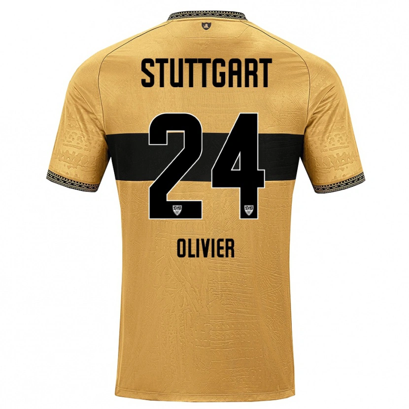Danxen Hombre Camiseta Christopher Olivier #24 Blanco Negro Marrón 2ª Equipación 2026/27 La Camisa México