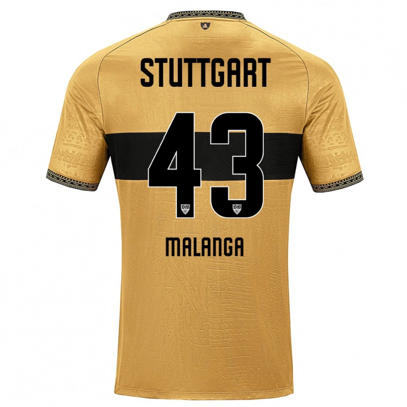 Danxen Hombre Camiseta Jarzinho Malanga #43 Blanco Negro Marrón 2ª Equipación 2026/27 La Camisa México