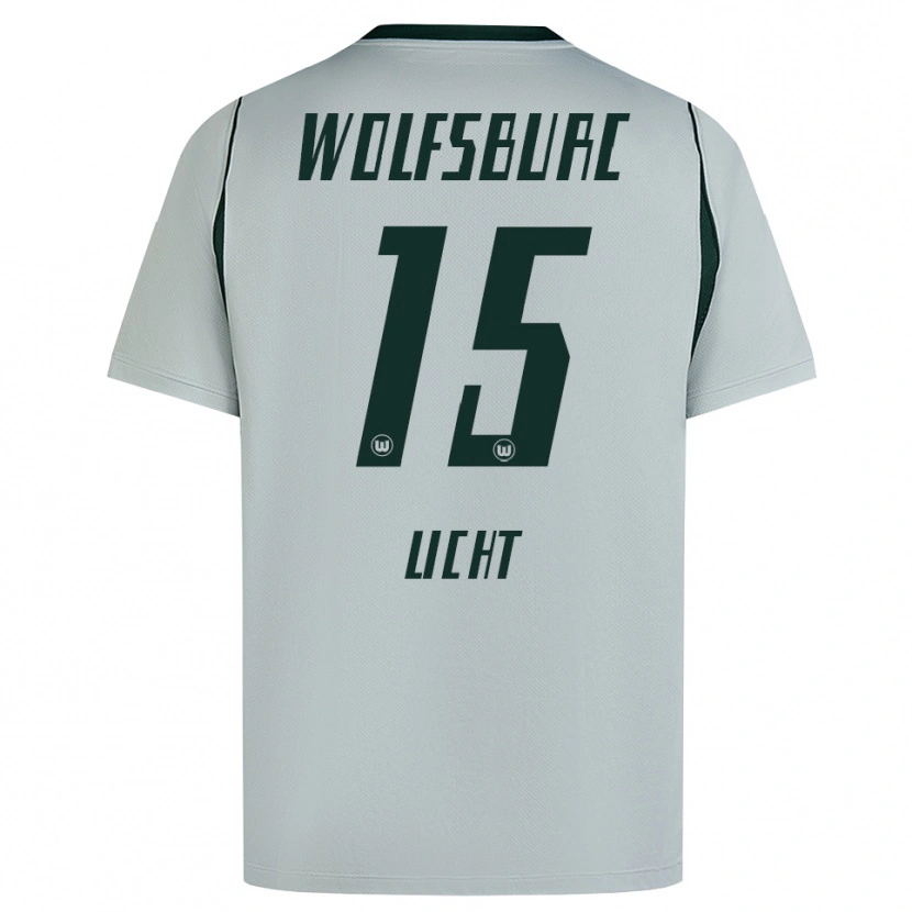 Danxen Hombre Camiseta Philipp Licht #15 Verde Gris 2ª Equipación 2026/27 La Camisa México