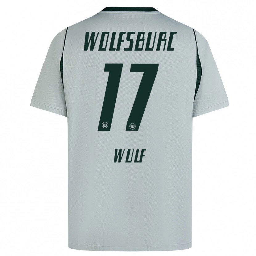 Danxen Hombre Camiseta Diego Wulf #17 Verde Gris 2ª Equipación 2026/27 La Camisa México