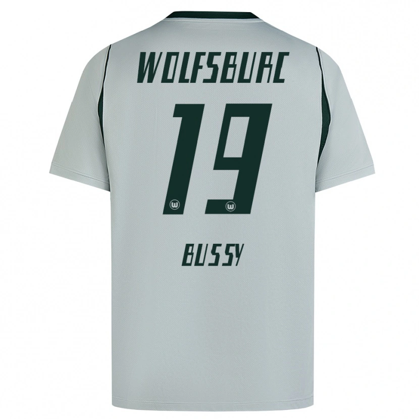 Danxen Hombre Camiseta Kessya Bussy #19 Verde Gris 2ª Equipación 2026/27 La Camisa México