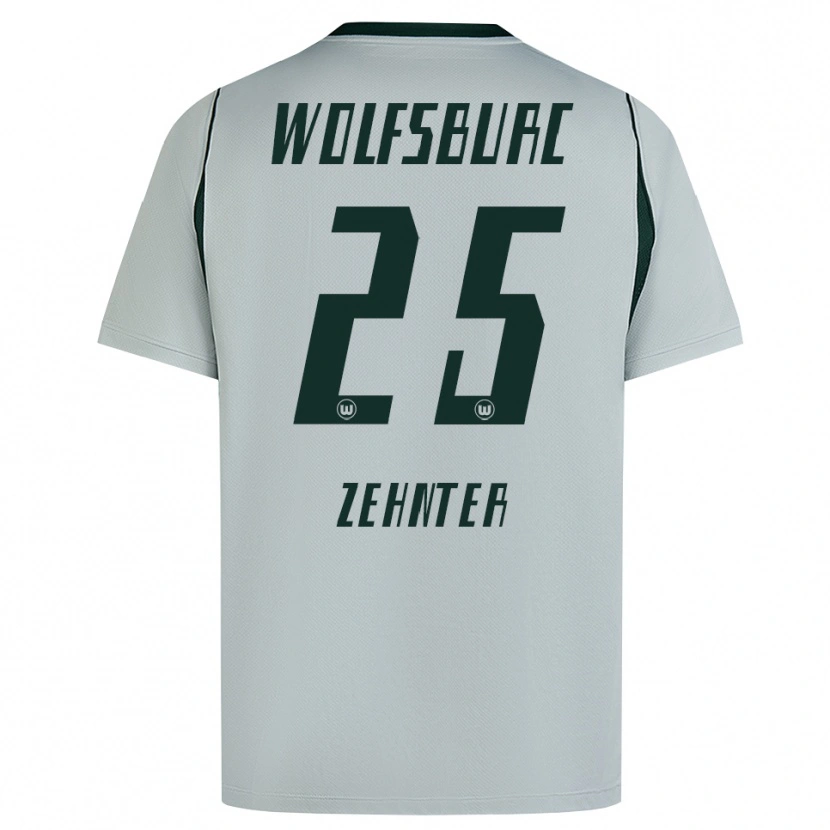 Danxen Hombre Camiseta Aaron Zehnter #25 Verde Gris 2ª Equipación 2026/27 La Camisa México